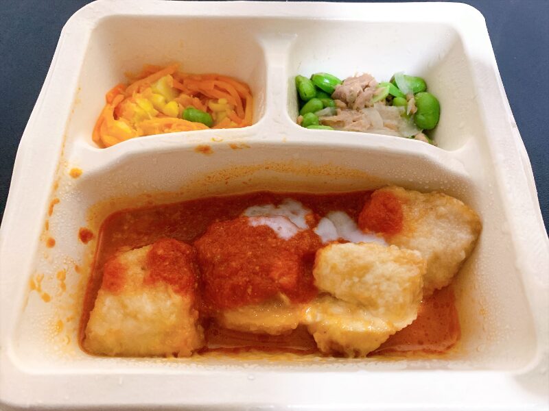 ナッシュ チキントマト 実食画像